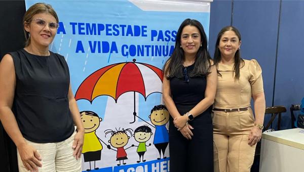 Representantes de Santa Terezinha do Tocantins participam de capacitação sobre o Serviço de Acolhimento em Família Acolhedora
