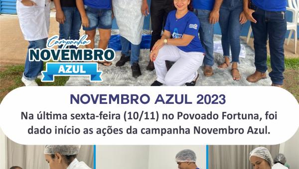 Novembro Azul: Secretaria Municipal de Saúde inicia ações da campanha Novembro Azul.