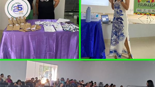 Reunião celebra os 25 anos do Cadastro Único, aborda programas sociais e a conscientização sobre o autismo em Santa Terezinha do Tocantins
