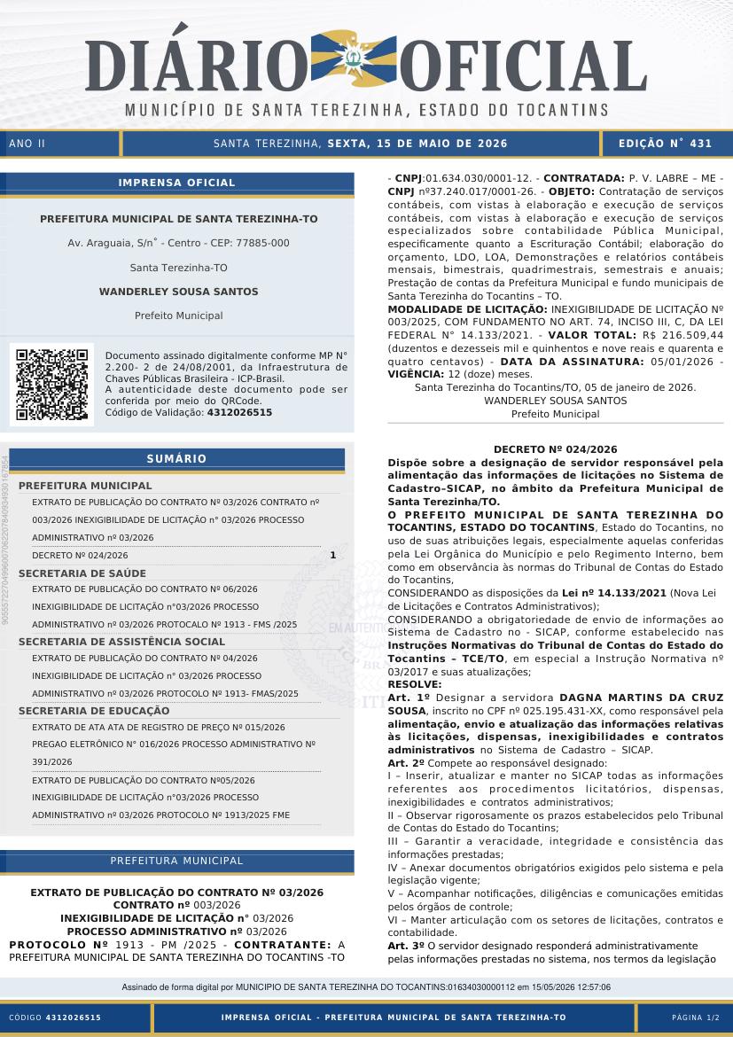 Capa da edição