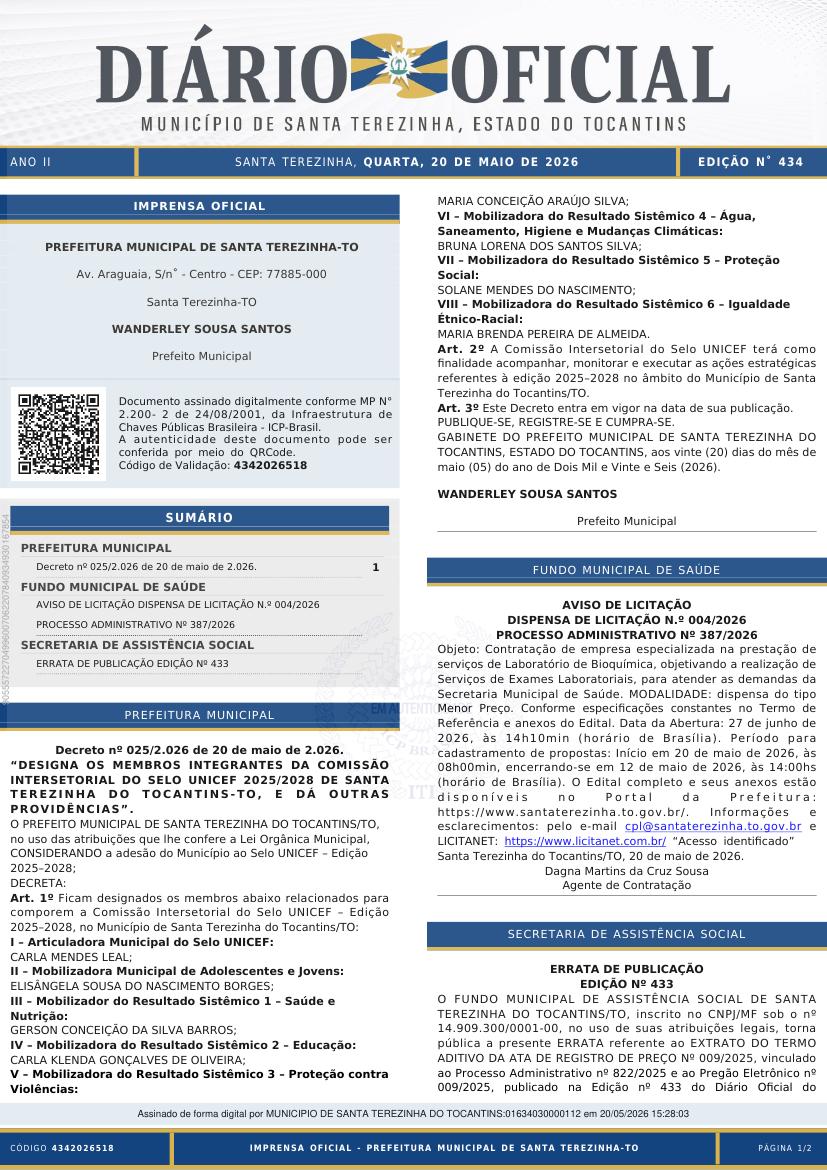 Capa da edição