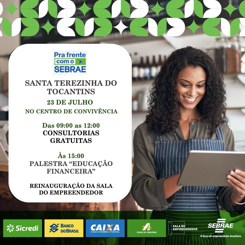 Sala do empreendedor realiza inscrições dos empreendedores locais para participar do Projeto Pra Frente com Sebrae