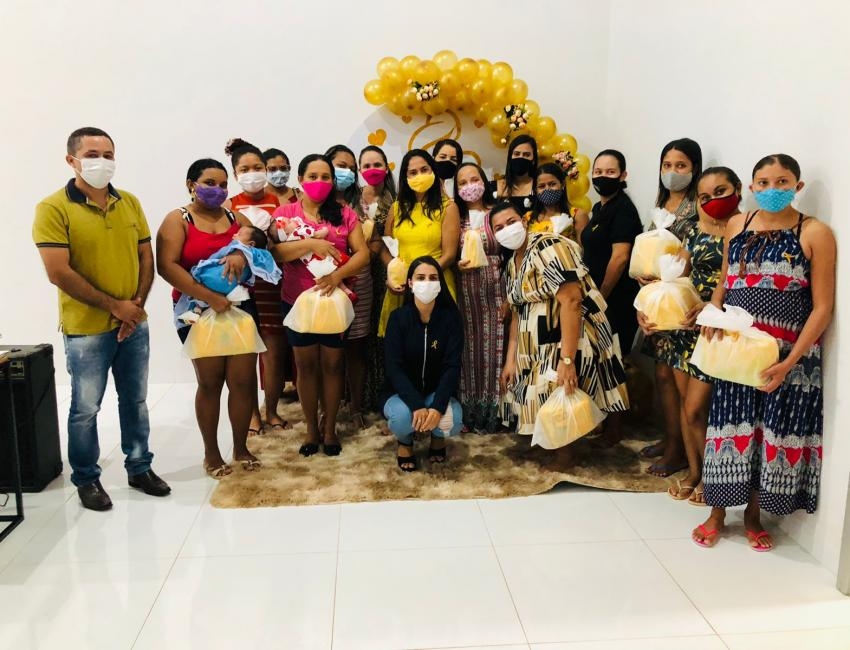 Secretaria de Saúde realiza evento com gestantes como atividade alusiva à Campanha Agosto Dourado