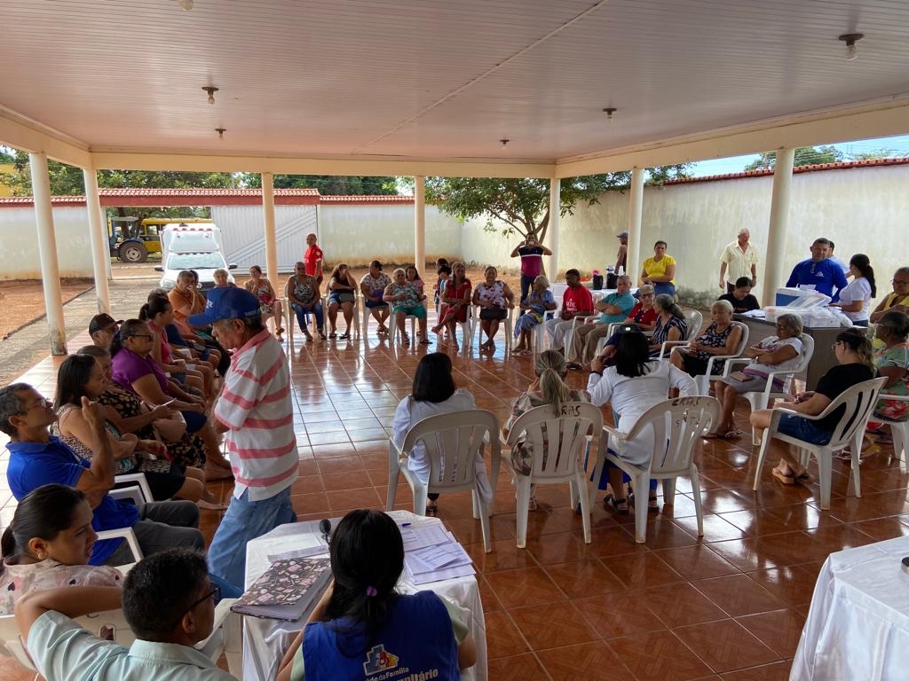SECRETARIA DE SAÚDE REALIZA AÇÃO COM HPERTENSOS E DIABÉTICOS.