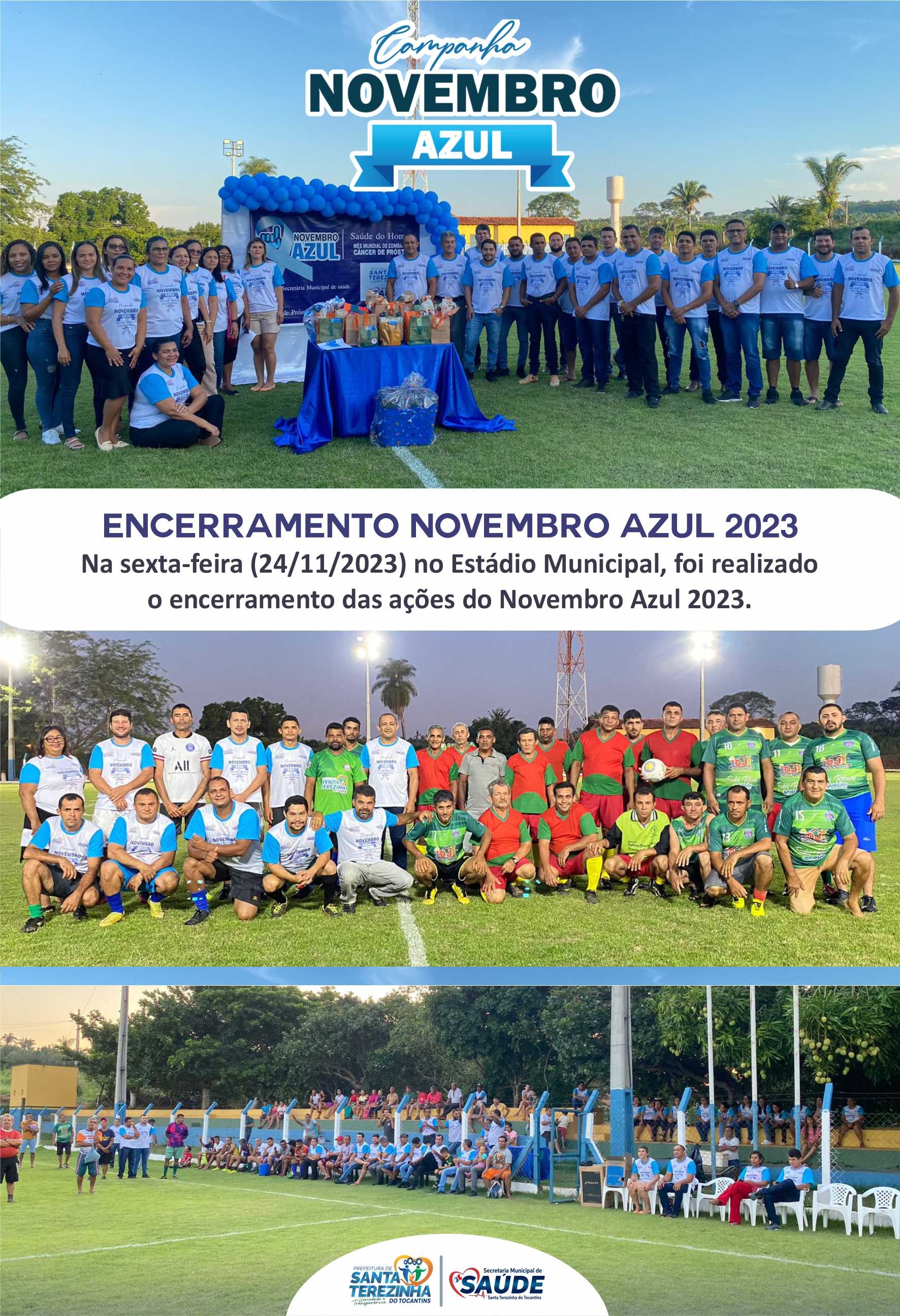 Secretaria Municipal de Saúde promoveu encerramento das ações Novembro Azul 2023.