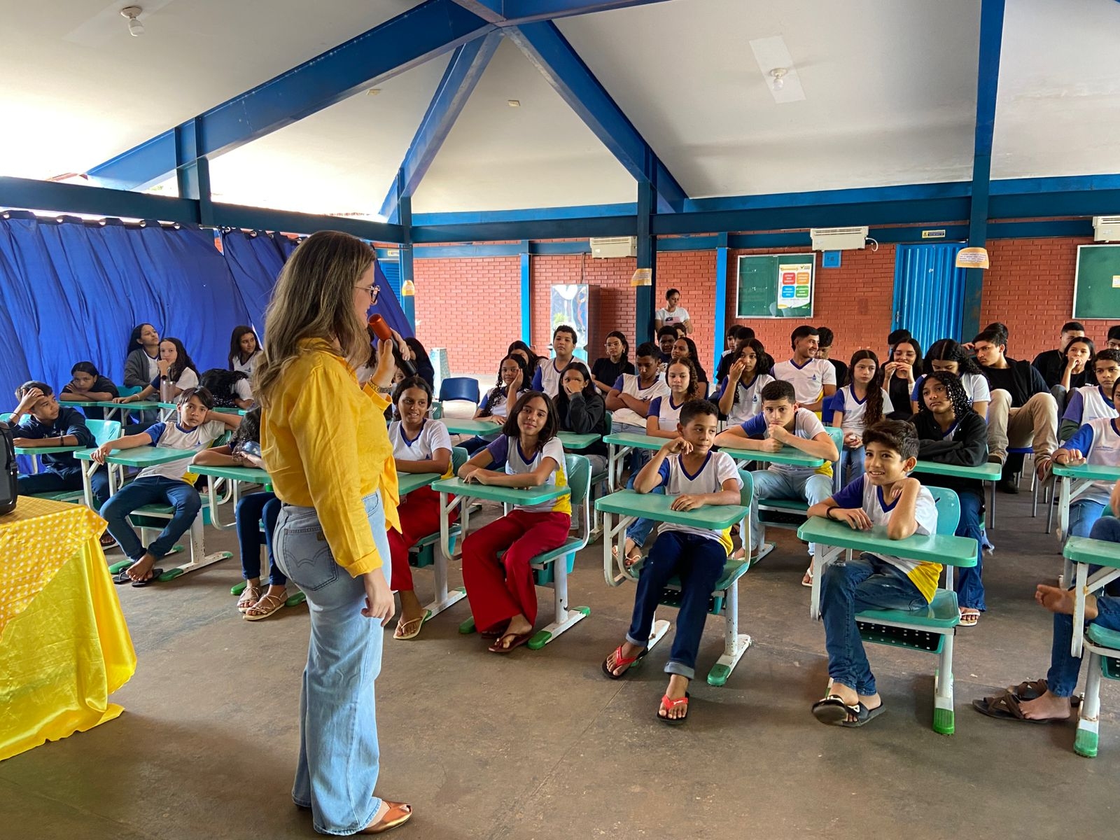 Secretaria Municipal de Saúde realiza ação em alusão ao Setembro Amarelo.