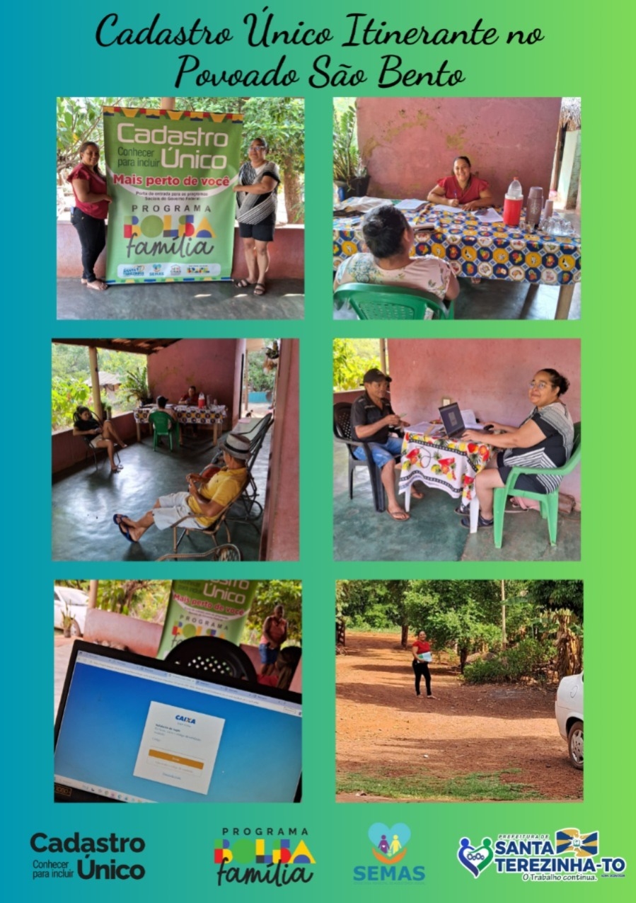 Ação do Cadastro Único Itinerante leva atendimento ao povoado São Bento