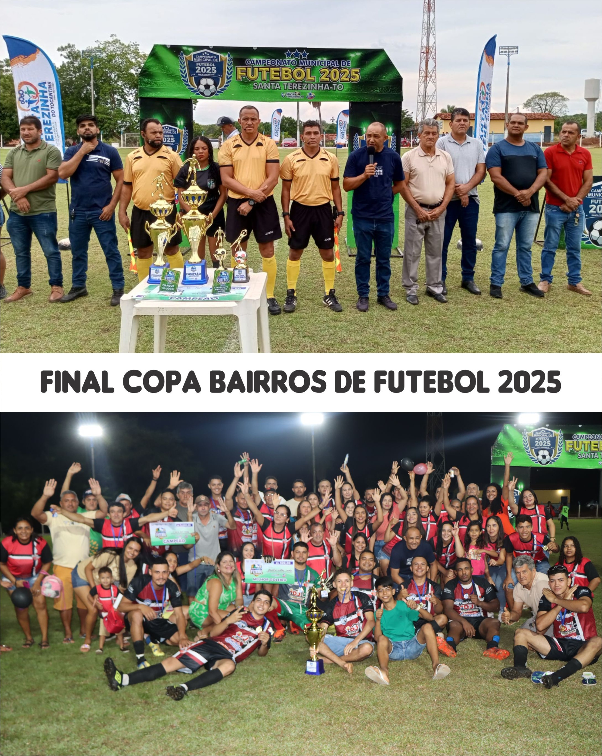 Favela vence Aldeia por 4 a 3 e conquista título da Copa de Bairros 2025 em Santa Terezinha
