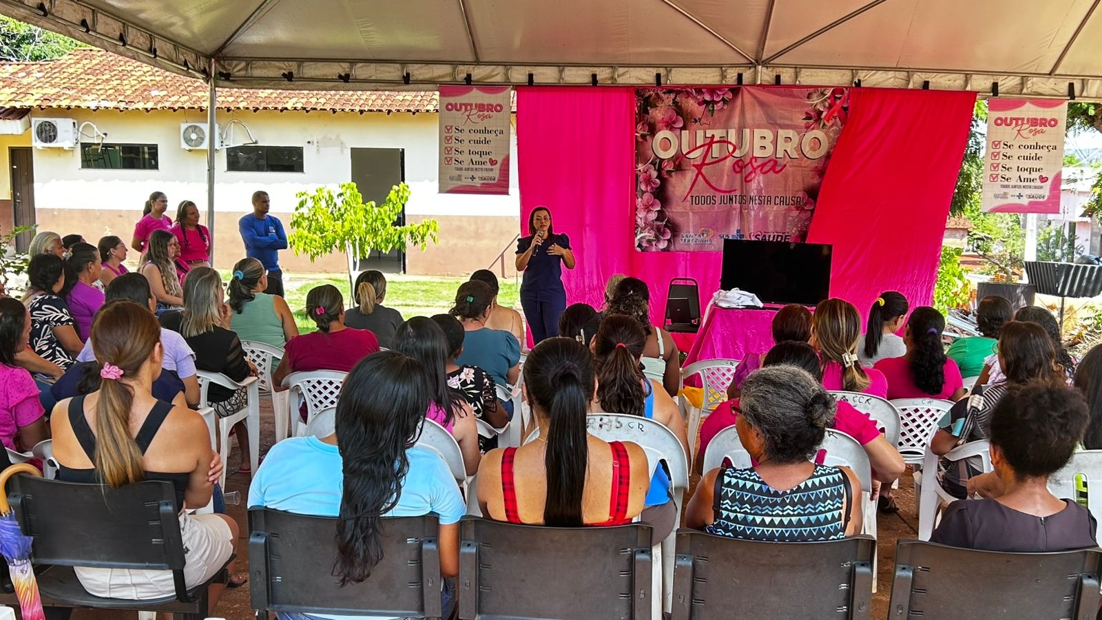 Encerramento do Outubro Rosa em Santa Terezinha do Tocantins