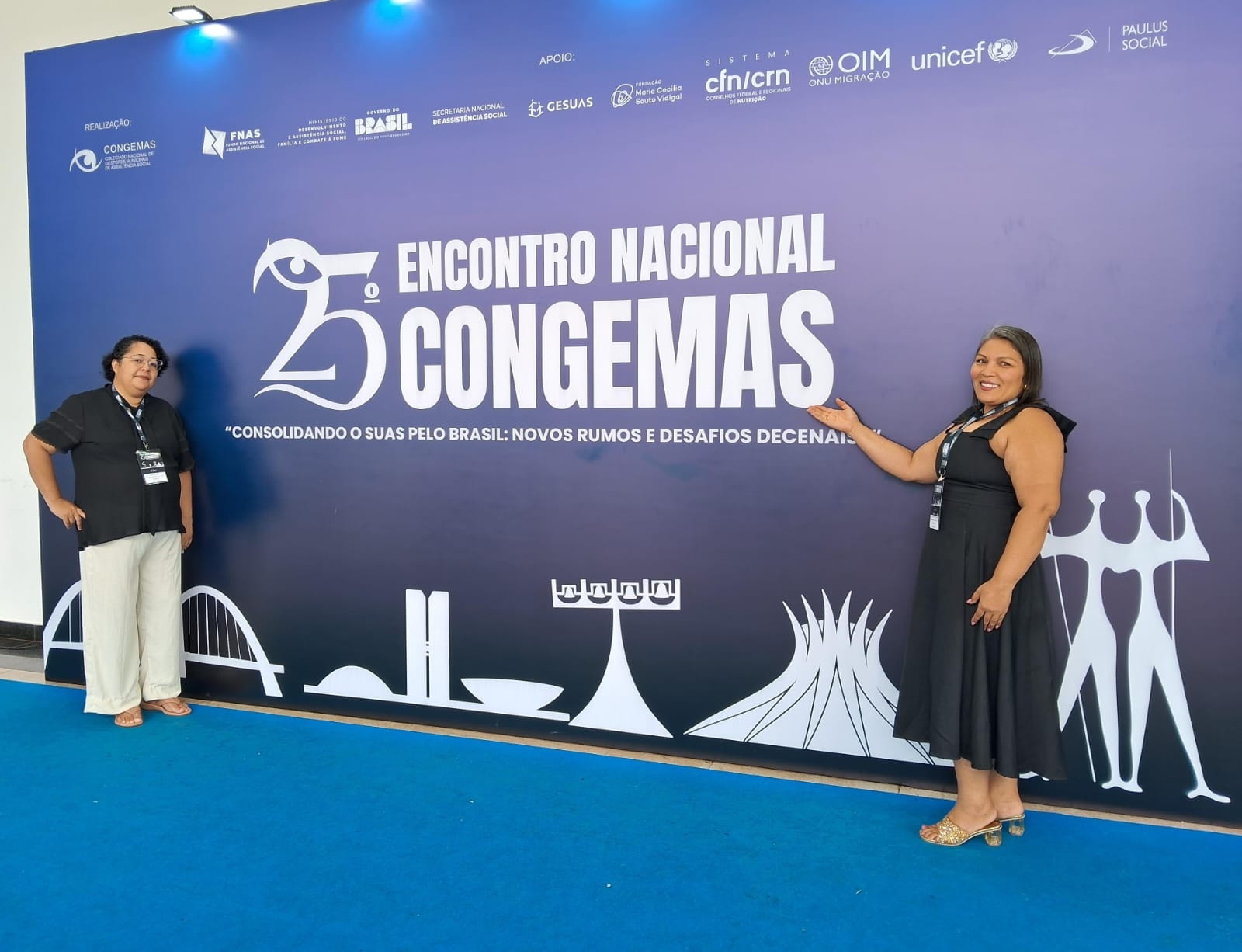 Município de Santa Terezinha do Tocantins é representado no 25º Encontro Nacional do CONGEMAS, em Brasília-DF