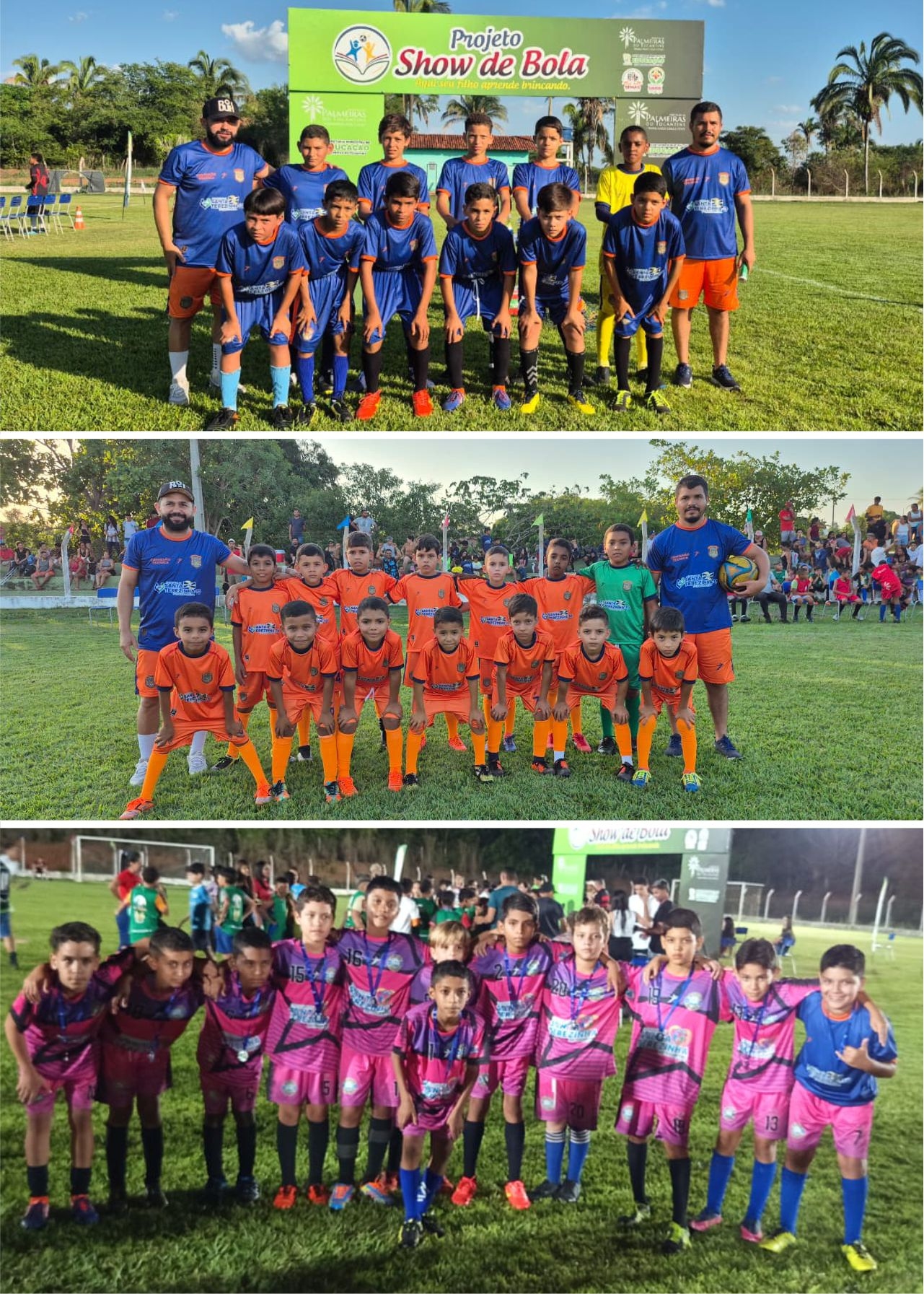 Santa Terezinha participa do 1º Torneio Intermunicipal de Futebol Society em Palmeiras–TO