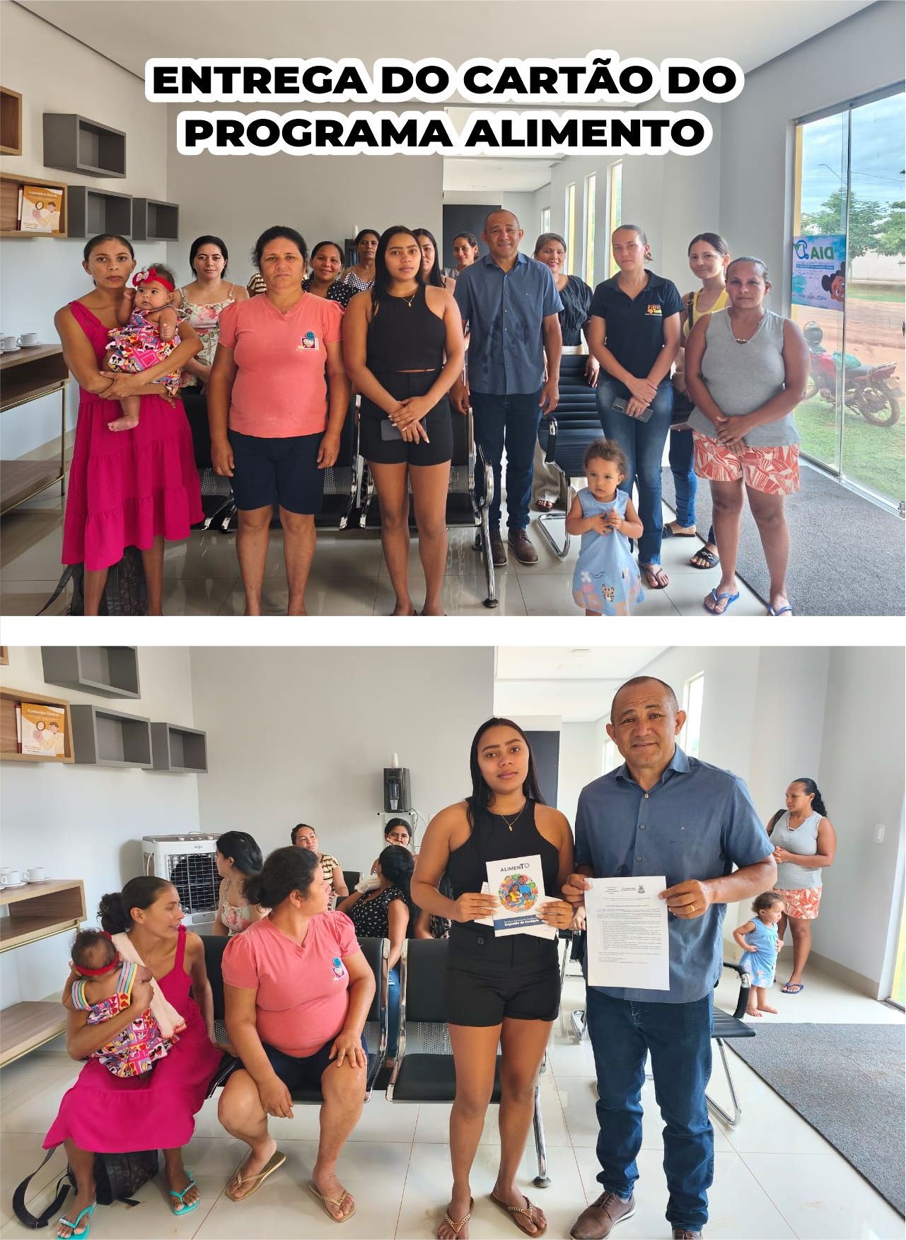 Prefeitura de Santa Terezinha do Tocantins realiza entrega dos cartões do Programa AlimenTO