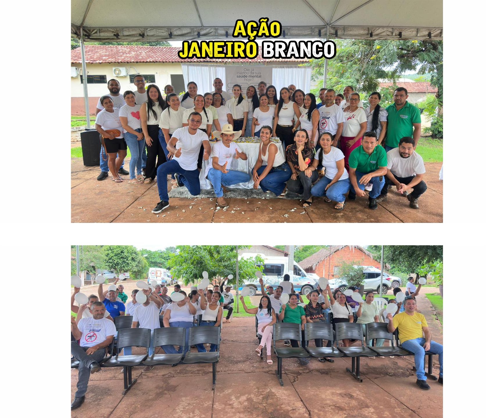 Ação do Janeiro Branco reforça cuidados com a saúde mental em Santa Terezinha do Tocantins