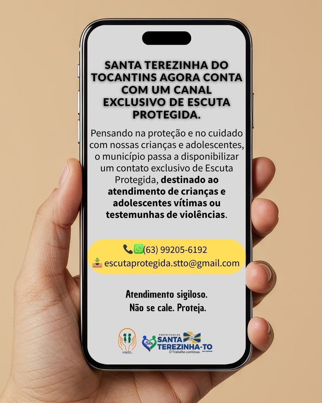 Santa Terezinha do Tocantins implanta serviço de Escuta Protegida