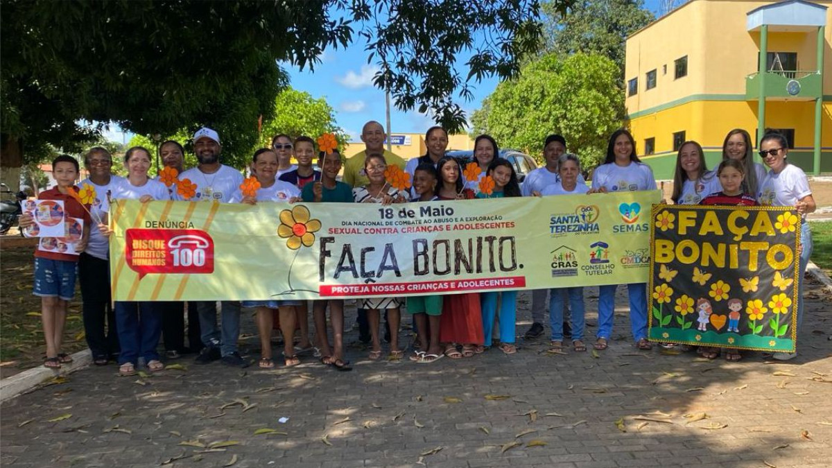 Campanha Maio Laranja mobiliza Santa Terezinha do Tocantins ao longo de todo o mês de maio